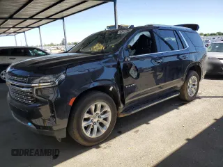 2023 Chevrolet Tahoe Premier with VIN 1GNSCSKD8PR322118, listed as a Copart auction lot 54268274 with 9,627 mi miles and Non Repairable. Bid and sale history available at carsss.com. Image 1.