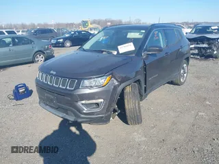 2021 Jeep Compass Limited with VIN 3C4NJDCB0MT583329, listed as a IAAI auction lot 41701976 with 57,815 mi miles and . Bid and sale history available at carsss.com. Image 19.