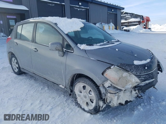 2007 Nissan Versa 1.8 S with VIN 3N1BC13E57L437120, listed as a Copart auction lot 44674835 with 103,000 mi miles and Salvage Title. Bid and sale history available at carsss.com. Image 4.