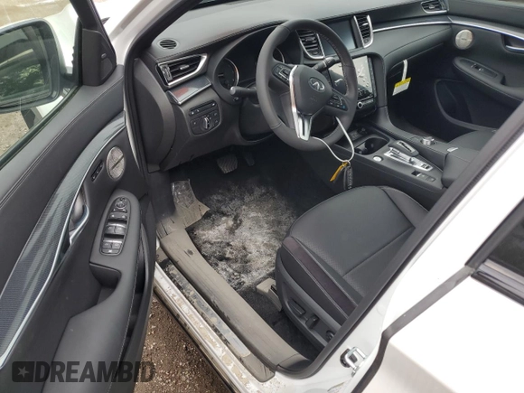 2024 Infiniti QX50 Sport with VIN 3PCAJ5FB1RF112330, listed as a Copart auction lot 72184384 with Not Provided miles and Non Repairable. Bid and sale history available at DreamBid. Image 8.