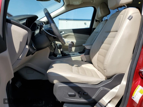 2017 Ford Escape Titanium with VIN 1FMCU9JD6HUB14799, listed as a Copart auction lot 54431685 with 75,454 mi miles and Salvage Title. Bid and sale history available at carsss.com. Image 7.