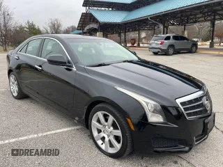 2013 Cadillac ATS z VIN 1G6AA5RA7D0145569, wystawiony jako Copart lot #58022395 z przebiegiem 138 430 mil mil oraz Czysty tytuł • Clean title. Historia ofert i sprzedaży dostępna na DreamBid. Obrazek 1.