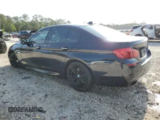 2013 BMW 5 Series 550i xDrive z VIN WBAFU9C59DDY72859, wystawiony jako Copart lot #56211465 z przebiegiem 98 620 mil mil oraz Szkoda całkowita • Salvage title. Historia ofert i sprzedaży dostępna na DreamBid. Obrazek 2.