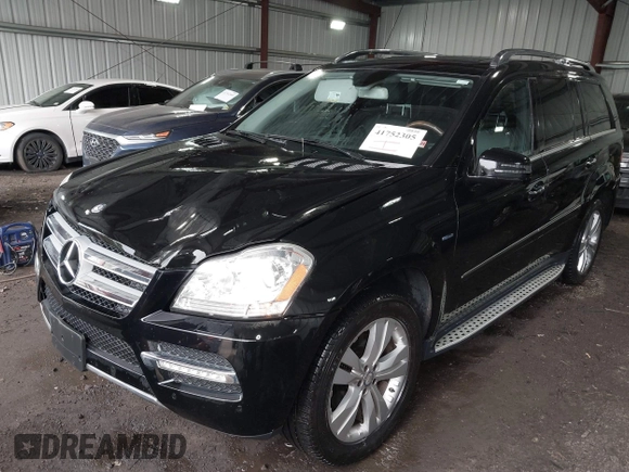 2012 Mercedes-Benz GL 350 with VIN 4JGBF2FE8CA798442, listed as a IAAI auction lot 41752305 with 130,348 mi miles and . Bid and sale history available at DreamBid. Image 2.