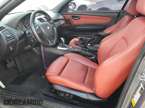 2012 BMW 1 Series 135i with VIN WBAUN7C5XCVM26611, listed as a Copart auction lot 61194845 with 81,430 mi miles and Clean title. Bid and sale history available at DreamBid. Image 7.