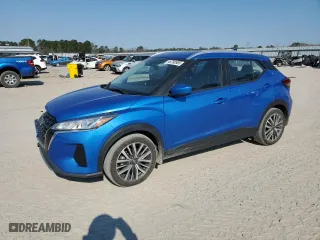 2023 Nissan Kicks SV with VIN 3N1CP5CV9PL547426, listed as a Copart auction lot 46788985 with 43,338 mi miles and Salvage Title. Bid and sale history available at carsss.com. Image 1.