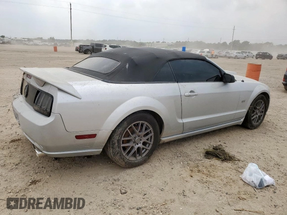 2006 Ford Mustang GT Deluxe with VIN 1ZVFT85H265102410, listed as a Copart auction lot 57847545 with 178,534 mi miles and Salvage title. Bid and sale history available at DreamBid. Image 3.