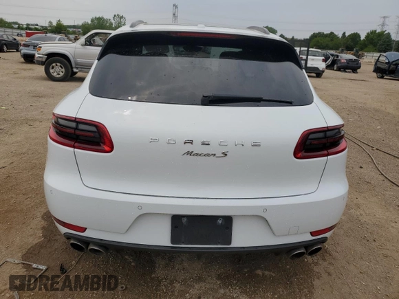 2018 Porsche Macan S with VIN WP1AB2A55JLB32321, listed as a Copart auction lot 58345565 with 99,291 mi miles and Salvage title. Bid and sale history available at DreamBid. Image 6.