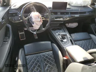 2018 Audi S4 Prestige with VIN WAUC4AF44JA001551, listed as a Copart auction lot 65421564 with 0 mi miles and Salvage Title. Bid and sale history available at carsss.com. Image 8.