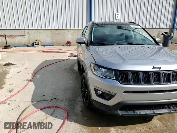 2019 Jeep Compass Latitude with VIN 3C4NJDBB2KT621111, listed as a Copart auction lot 50031545 with 117,379 mi miles and Salvage Title. Bid and sale history available at DreamBid. Image 15.