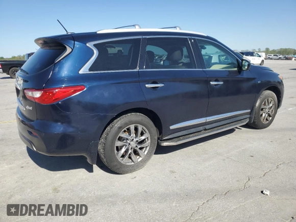 2015 Infiniti QX60 with VIN 5N1AL0MM3FC507289, listed as a Copart auction lot 53088675 with 127,412 mi miles and Salvage Title. Bid and sale history available at carsss.com. Image 3.
