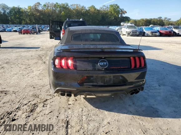2019 Ford Mustang GT Premium with VIN 1FATP8FFXK5162572, listed as a Copart auction lot 49687415 with 41,378 mi miles and Non Repairable. Bid and sale history available at carsss.com. Image 6.