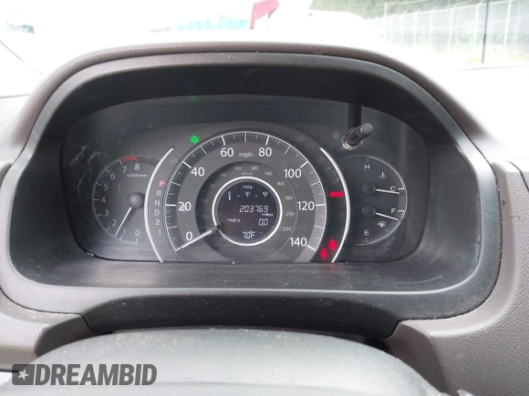 2012 Honda CR-V EX-L with VIN 5J6RM4H75CL081031, listed as a IAAI auction lot 42353331 with 203,769 mi miles and . Bid and sale history available at DreamBid. Image 7.
