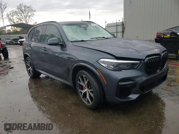 2022 BMW X5 sDrive40i with VIN 5UXCR4C02N9J24164, listed as a Copart auction lot 44761855 with 51,995 mi miles and Salvage Title. Bid and sale history available at carsss.com. Image 13.