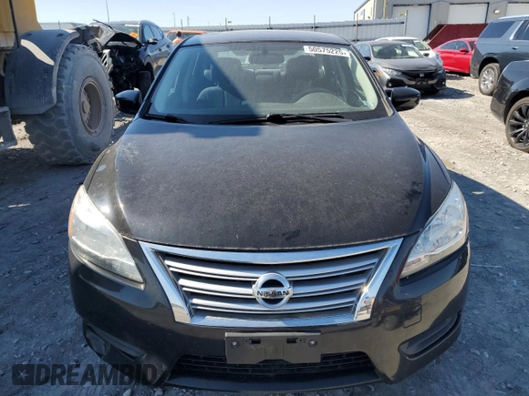 2013 Nissan Sentra SV with VIN 1N4AB7AP5DN904265, listed as a Copart auction lot 50575225 with 135,235 mi miles and Salvage Title. Bid and sale history available at DreamBid. Image 5.