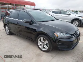 2015 Volkswagen Golf SportWagen TDI SE with VIN 3VWFA7AU8FM507037, listed as a IAAI auction lot 41491550 with 116,751 mi miles. Bid and sale history available at carsss.com. Image 1.