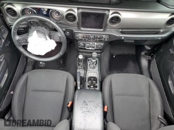 2021 Jeep Wrangler Unlimited Sport S с VIN 1C4HJXDN0MW566970, выставлен на аукционе Copart как лот 57655765 с пробегом 24 751 миль миль и Списание • Salvage title. История ставок и продаж доступна на DreamBid. Изображение 8.