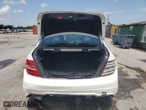 2014 Mercedes-Benz C 250 Sport with VIN WDDGF4HB2ER304272, listed as a Copart auction lot 59525555 with 149,846 mi miles and Salvage title. Bid and sale history available at DreamBid. Image 6.