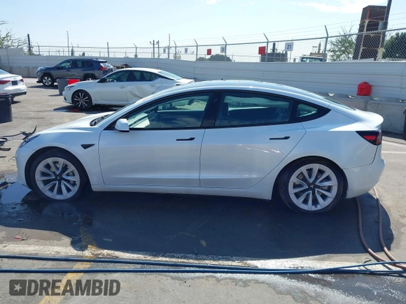 2023 Tesla Model 3 with VIN 5YJ3E1EA9PF640015, listed as a IAAI auction lot 41622086 with 15,622 mi miles and . Bid and sale history available at carsss.com. Image 14.