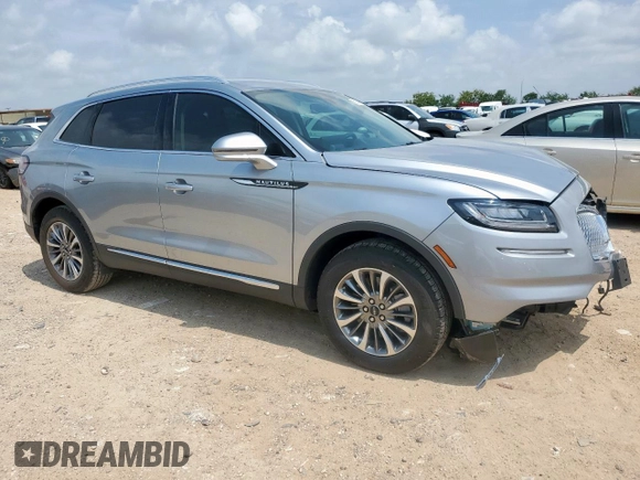 2021 Lincoln Nautilus Standard with VIN 2LMPJ6J97MBL10890, listed as a Copart auction lot 57860015 with 7,052 mi miles and Salvage title. Bid and sale history available at DreamBid. Image 4.