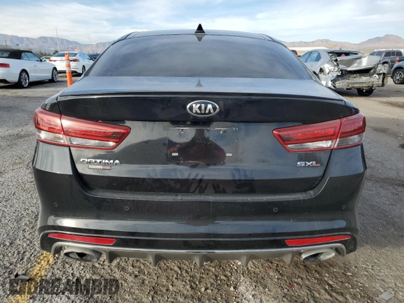 2016 Kia Optima SXL Turbo with VIN 5XXGV4L23GG098440, listed as a Copart auction lot 45215505 with 64,381 mi miles and Salvage Title. Bid and sale history available at carsss.com. Image 6.