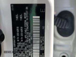 2020 Lexus NX 300 with VIN JTJDARBZ9L5012781, listed as a Copart auction lot 59105205 with 50,421 mi miles and Salvage title. Bid and sale history available at DreamBid. Image 14.