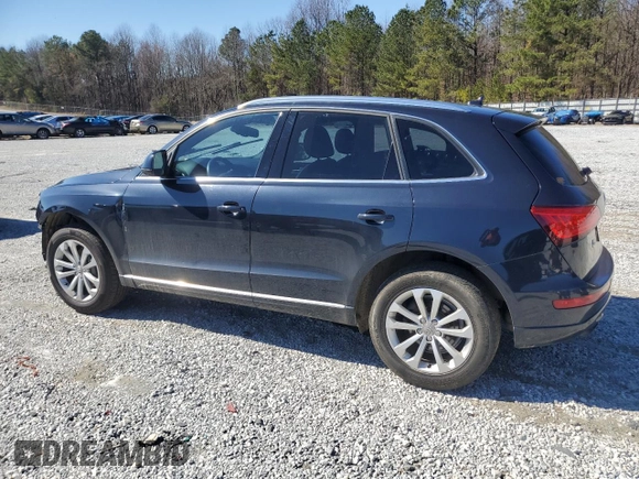 2014 Audi Q5 Premium Plus with VIN WA1LFAFP9EA032821, listed as a Copart auction lot 44739385 with 118,566 mi miles and Salvage title. Bid and sale history available at DreamBid. Image 2.