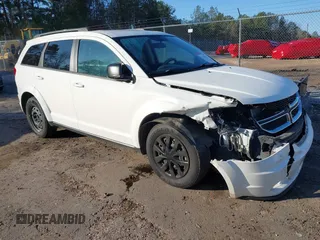 2017 Dodge Journey SE with VIN 3C4PDCAB4HT626945, listed as a IAAI auction lot 41209102 with 158,288 mi miles and . Bid and sale history available at carsss.com. Image 1.