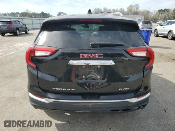 2022 GMC Terrain SLT with VIN 3GKALVEV1NL179564, listed as a Copart auction lot 49104005 with 69,944 mi miles and Salvage title. Bid and sale history available at DreamBid. Image 6.