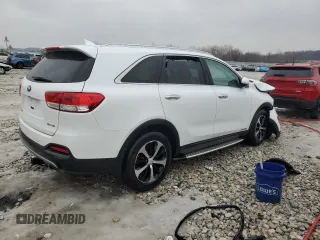 2018 Kia Sorento EX with VIN 5XYPHDA55JG395331, listed as a Copart auction lot 46834535 with 37,576 mi miles and Clean Title. Bid and sale history available at carsss.com. Image 3.