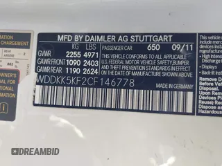 2012 Mercedes-Benz E 350 with VIN WDDKK5KF2CF146778, listed as a IAAI auction lot 41657942 with 132,886 mi miles and . Bid and sale history available at DreamBid. Image 9.