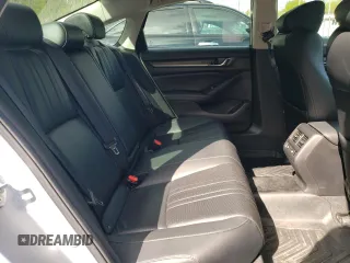 2021 Honda Accord EX-L with VIN 1HGCV1F55MA018972, listed as a Copart auction lot 56281255 with 33,581 mi miles and Salvage title. Bid and sale history available at DreamBid. Image 10.