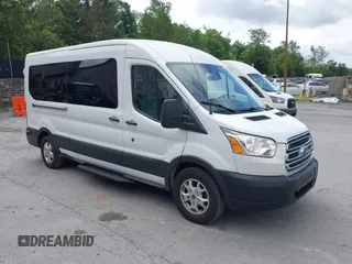 2019 Ford Transit Passenger XL with VIN 1FBAX2CG7KKB02430, listed as a IAAI auction lot 42682555 with 60,522 mi miles and . Bid and sale history available at DreamBid. Image 1.