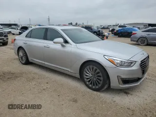 2018 Genesis G90 5.0L Ultimate with VIN KMHG54JH8JU037377, listed as a Copart auction lot 45420875 with 39,548 mi miles and Clean Title. Bid and sale history available at carsss.com. Image 4.