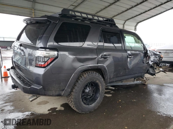 2021 Toyota 4Runner SR5 Premium with VIN JTENU5JR9M5917110, listed as a Copart auction lot 81633384 with 52,679 mi miles and Salvage title. Bid and sale history available at DreamBid. Image 3.