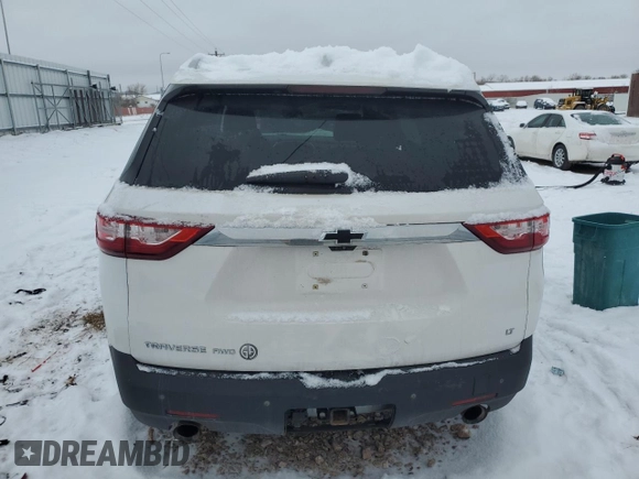2018 Chevrolet Traverse LT Leather with VIN 1GNEVHKW2JJ283284, listed as a Copart auction lot 84390814 with 94,077 mi miles and Salvage Title. Bid and sale history available at carsss.com. Image 6.