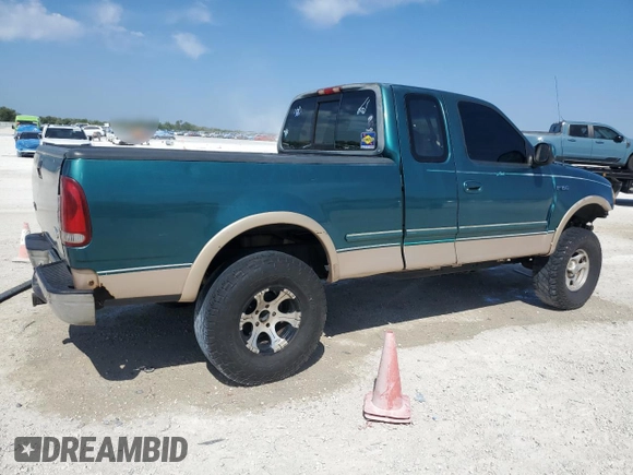 1997 Ford F-150 XL with VIN 1FTDX1861VKB19764, listed as a Copart auction lot 50773885 with 231,005 mi miles and Salvage Title. Bid and sale history available at carsss.com. Image 3.