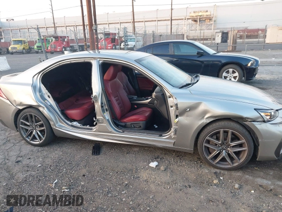 2017 Lexus IS with VIN JTHBA1D23H5056020, listed as a IAAI auction lot 41013926 with 132,315 mi miles. Bid and sale history available at carsss.com. Image 6.