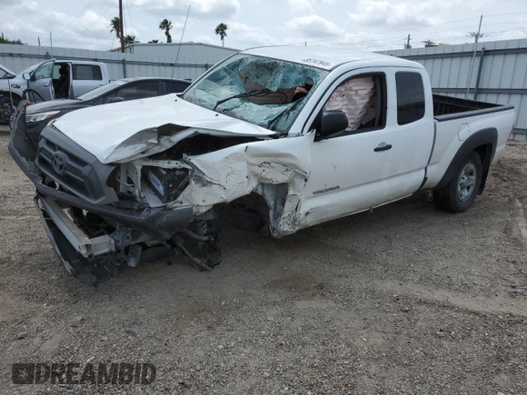 2014 Toyota Tacoma PreRunner with VIN 5TFTU4GN9EX061663, listed as a Copart auction lot 55747945 with 107,120 mi miles and Salvage title. Bid and sale history available at DreamBid. Image 1.