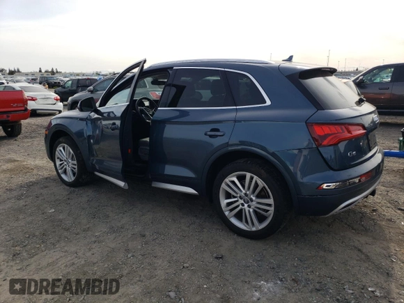 2018 Audi Q5 Premium Plus with VIN WA1BNAFYXJ2029020, listed as a Copart auction lot 52232835 with 121,451 mi miles and Salvage Title. Bid and sale history available at carsss.com. Image 2.