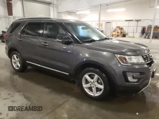 2016 Ford Explorer XLT with VIN 1FM5K8D87GGB50523, listed as a Copart auction lot 53870605 with 164,750 mi miles and Salvage Title. Bid and sale history available at carsss.com. Image 4.