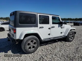 2018 Jeep Wrangler JK Unlimited Sahara with VIN 1C4HJWEG7JL921169, listed as a Copart auction lot 76064794 with 93,418 mi miles and Salvage Title. Bid and sale history available at carsss.com. Image 3.