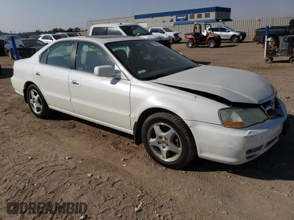 2003 Acura TL w/Navigation System with VIN 19UUA56733A052660, listed as a Copart auction lot 75363124 with 227,421 mi miles and Clean Title. Bid and sale history available at carsss.com. Image 4.