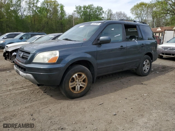 2003 Honda Pilot EX with VIN 2HKYF18723H567682, listed as a Copart auction lot 53623685 with 319,628 mi miles and Salvage Title. Bid and sale history available at carsss.com. Image 1.