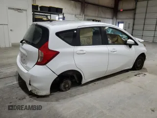 2017 Nissan Note S Plus with VIN 3N1CE2CP6HL358000, listed as a Copart auction lot 57569655 with Not provided miles and Clean title. Bid and sale history available at DreamBid. Image 3.