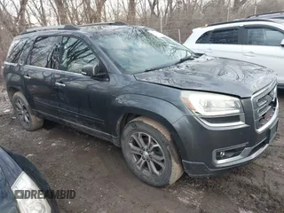 2013 GMC Acadia SLT with VIN 1GKKRSKD0DJ182278, listed as a IAAI auction lot 41467138 with 166,975 mi miles and . Bid and sale history available at carsss.com. Image 1.