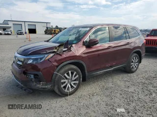 2019 Honda Pilot EX-L with VIN 5FNYF5H54KB017774, listed as a Copart auction lot 46293435 with 66,585 mi miles and Salvage Title. Bid and sale history available at DreamBid. Image 1.