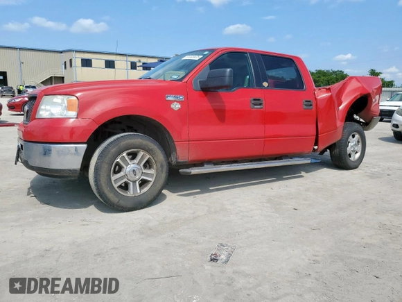 2006 Ford F-150 XLT with VIN 1FTRW12W96FB07681, listed as a Copart auction lot 61033625 with 140,527 mi miles and Salvage title. Bid and sale history available at DreamBid. Image 1.