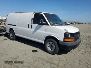 2010 Chevrolet Express Cargo Van with VIN 1GCZGFBA6A1171066, listed as a Copart auction lot 54843185 with 501,631 mi miles and Clean Title. Bid and sale history available at carsss.com. Image 4.