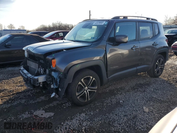 2020 Jeep Renegade Altitude with VIN ZACNJABB0LPL67208, listed as a Copart auction lot 43326665 with 118,757 mi miles and Salvage Title. Bid and sale history available at DreamBid. Image 1.